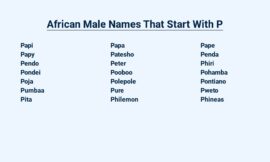 African Male Names That Start With P – Powerful and Unique