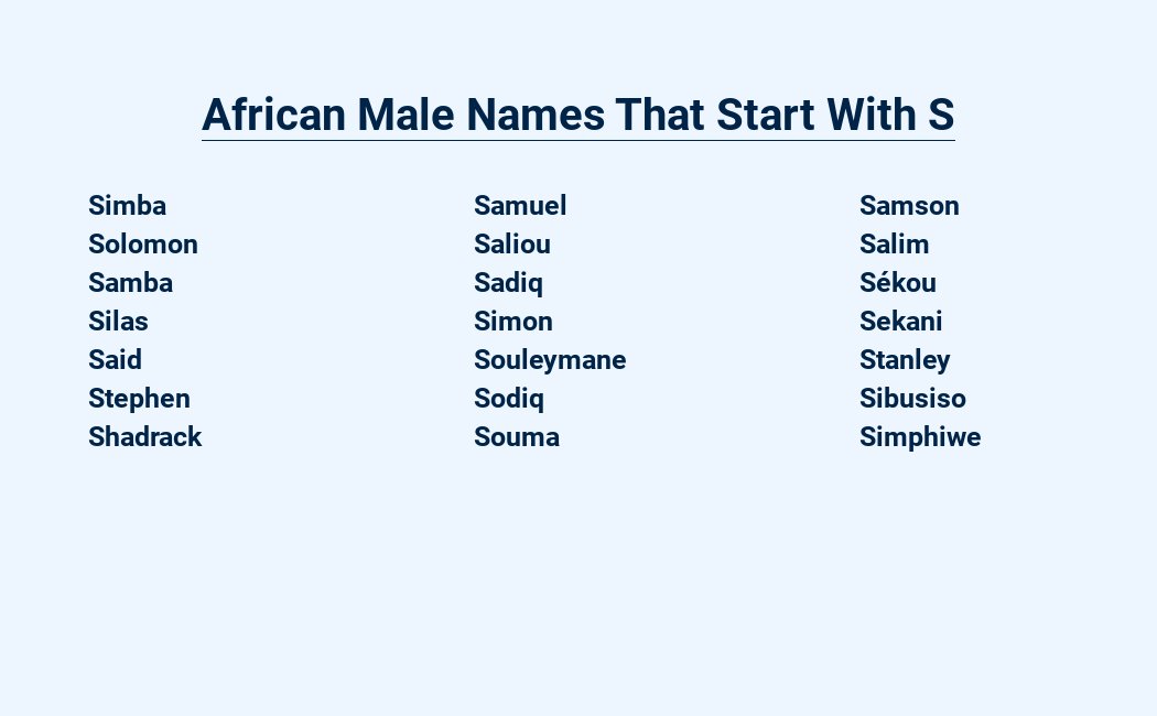 african male names that start with s