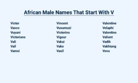 African Male Names That Start With V – Unique and Meaningful