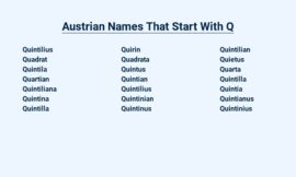 Austrian Names That Start With Q – Quintessential Quality