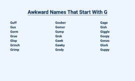 Awkward Names That Start With G – Hilarious Yet Unforgettable
