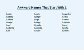 Awkward Names That Start With L – Laugh Out Loud