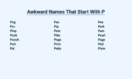 Awkward Names That Start With P – They’ll Make You Laugh