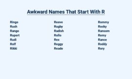 Awkward Names That Start With R – Ready For A Laugh