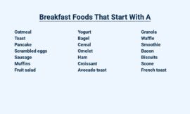 Breakfast Foods That Start With A – For a Delicious Beginning