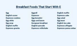 Breakfast Foods That Start With E – Energy Boosting Options