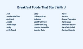 Breakfast Foods That Start With J – Jumpstart Your Morning