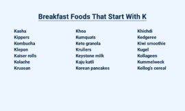 Breakfast Foods That Start With K – Kick-Start Your Day