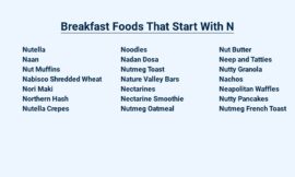 Breakfast Foods That Start With N – A Nutritious Start to Your Day