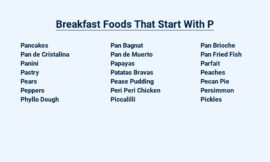 Breakfast Foods That Start With P – Piping Hot & Ready To Eat