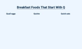 Breakfast Foods That Start With Q – Quench Your Morning Hunger