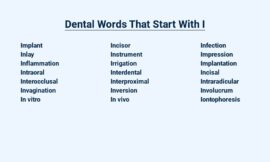 Dental  :Dentistry words that begin with I – A handy list of words that start with I in dentistry