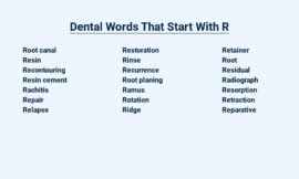 Dental Words That Start With R – Revealed