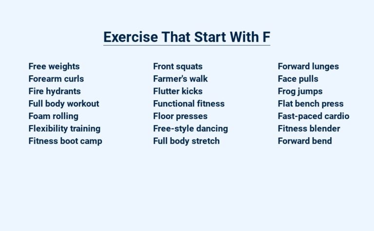 Read more about the article Exercise That Start With F – For a Fitter You