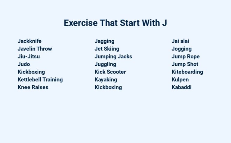 Read more about the article Exercise That Start With J – Jump Into Fitness