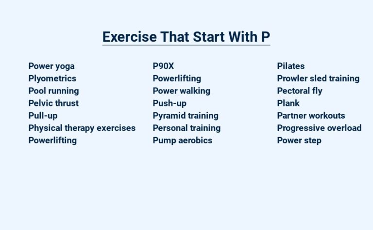 Read more about the article Exercise That Start With P – For a Productive Workout