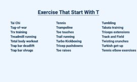 Exercise That Start With T – Terrific Toned Muscles