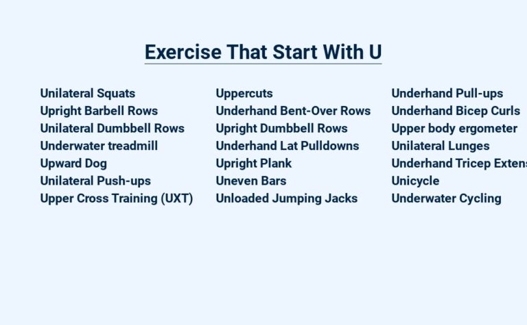 Read more about the article Exercise That Start With U – Unleash Your Inner Athlete