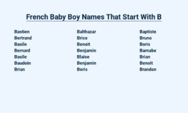 French Baby Boy Names That Start With B – Bonjour Bebé!