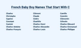 French Baby Boy Names That Start With C – The Sweetest Choices