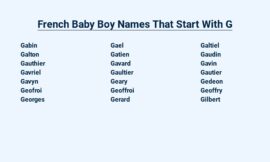 French Baby Boy Names That Start With G – Garçons Magnifiques