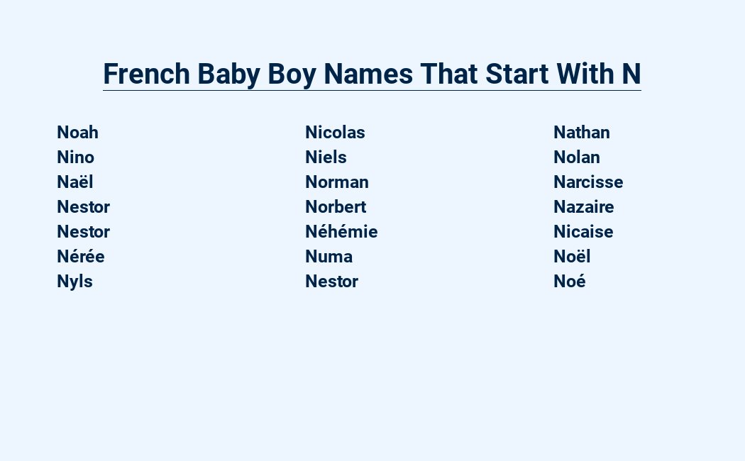 french baby boy names that start with n