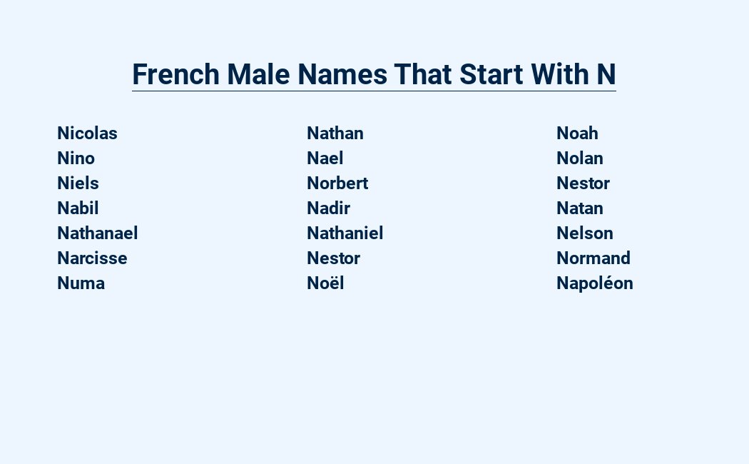 french male names that start with n