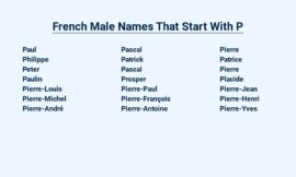 French Male Names That Start With P : Be Inspired