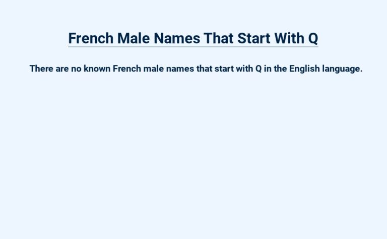 Read more about the article French Male Names That Start With Q – The Quintessential Guide