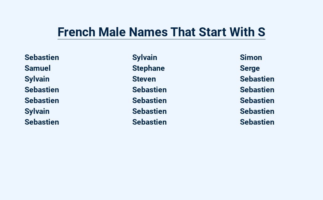 french male names that start with s