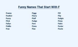 Funny Names That Start With F – Tickle Your Funny Bone