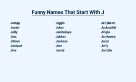 Funny Names That Start With J – For a Hilarious Laugh