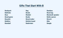 Gifts That Start With B – The Ultimate Guide