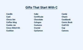 Gifts That Start With C – Create Lasting Memories