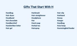 Gifts That Start with H – Handpicked and Heartfelt