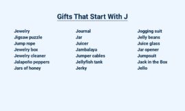 Gifts That Start With J – Jolly Presents