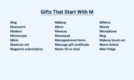 Gifts That Start With M – Meaningful Treasures
