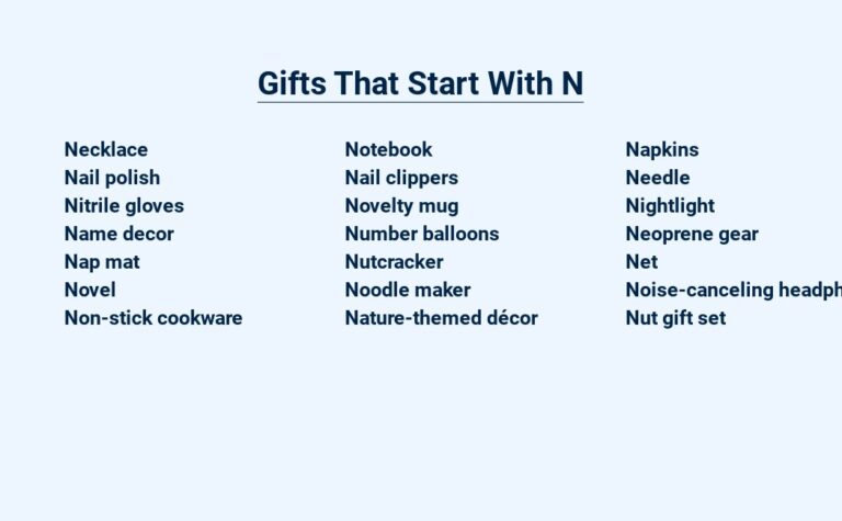 Read more about the article Gifts That Start With N – Niceties to Delight