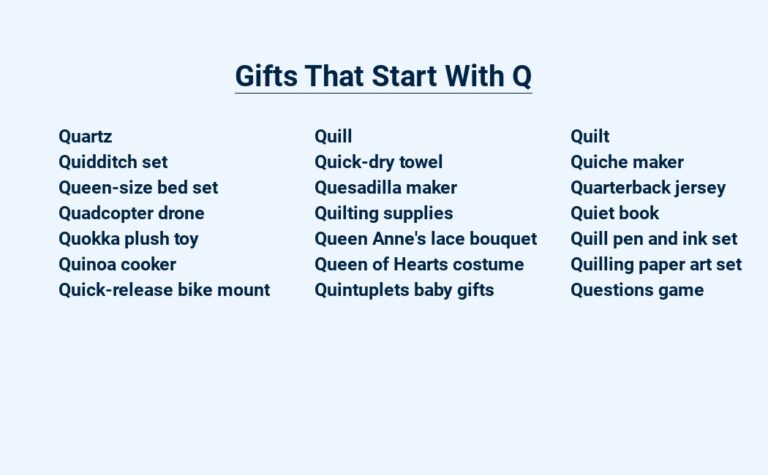 Read more about the article Gifts That Start With Q – Quench Their Thirst