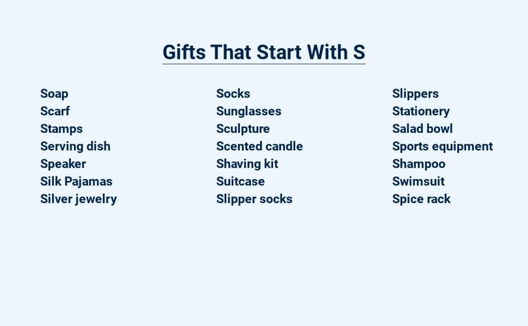 Read more about the article Gifts That Start With S – For Spectacular Surprises