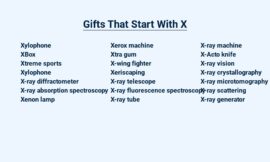Gifts That Start With X:  Extraordinary Present Ideas