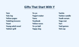 Gifts That Start With Y: Unique and Thoughtful Ideas