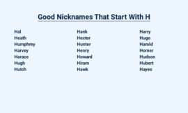 Good Nicknames That Start With H – For the Hilarious and Happy