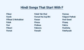 Hindi Songs That Start With F – For Your Next Karaoke Night