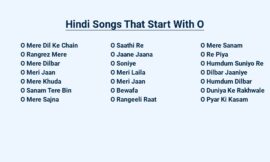 Hindi Songs That Start With O – Absolute Classics