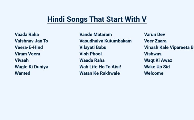 Read more about the article Hindi Songs That Start With V – Your Classic Playlist