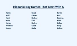 Hispanic Boy Names That Start With K – For Your Little Caballero