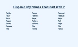 Hispanic Boy Names That Start With P – For Your Little Prince