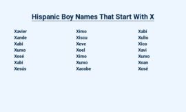 Hispanic Boy Names That Start With X – Classic and Modern