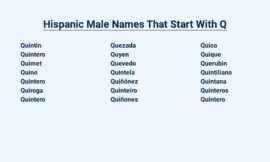 Hispanic Male Names That Start With Q – For a Distinctive Moniker